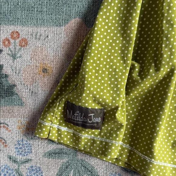 Matilda Jane Green Polka Dot Dress - Picture 4 of 4
